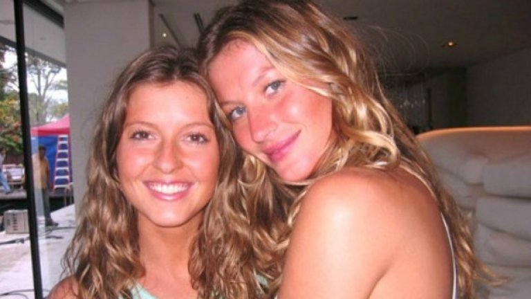 Топ манекенката Жизел Бюндхен също има сестра близначка, за която не знаем много - Патриция. Топ манекенката Жизел Бюндхен също има сестра близначка - Патриция, родена 5 минути по-рано