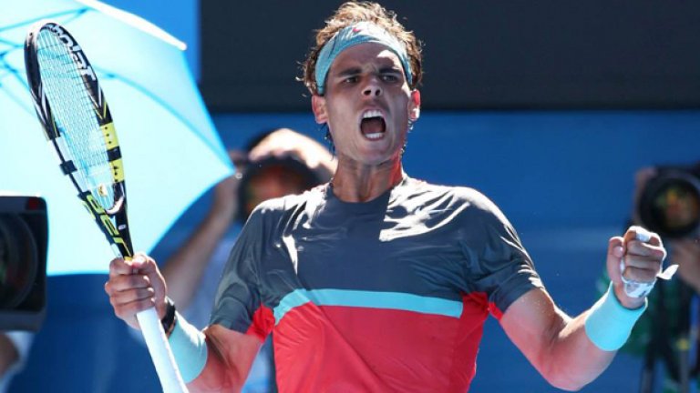 Но засега тронът е за испанеца, който никога не се предава на корта. Емоциите му, радостта му от тази победа, говорят за това колко трудно дойде тя.