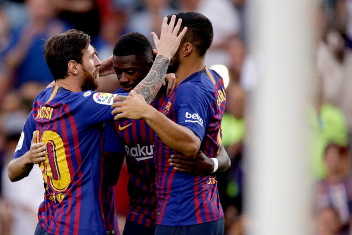 Ла лига:
Барселона – 12 точки
Четири поредни победи и две точки аванс пред Реал още на старта. Барса би Депортиво с 3:0, Валядолид с 1:0, смаза Хуеска с 8:2 и се наложи с 2:1 над Реал Сосиедад в последния кръг.