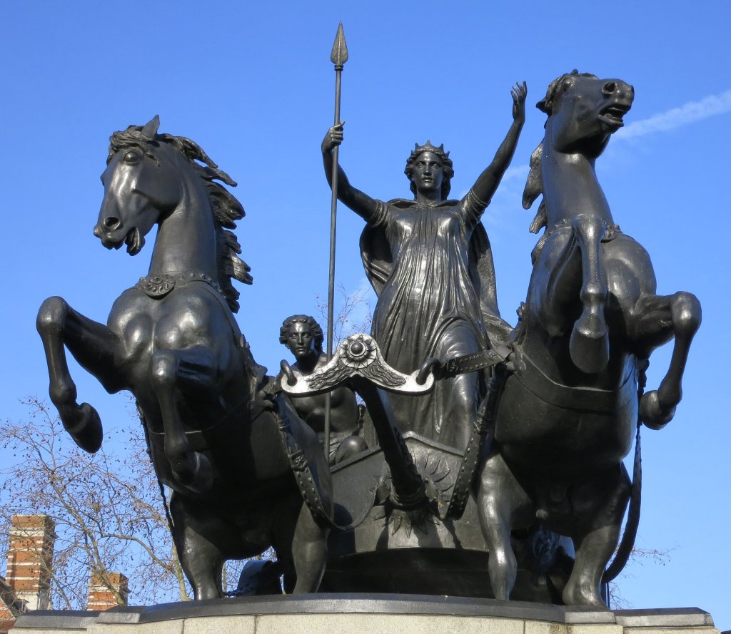 Boudica_statue,_Westminster_(8433726848)