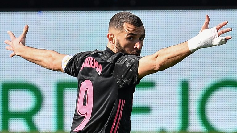 Фантастичен Бензема с два гола и асистенция отново измъкна Реал