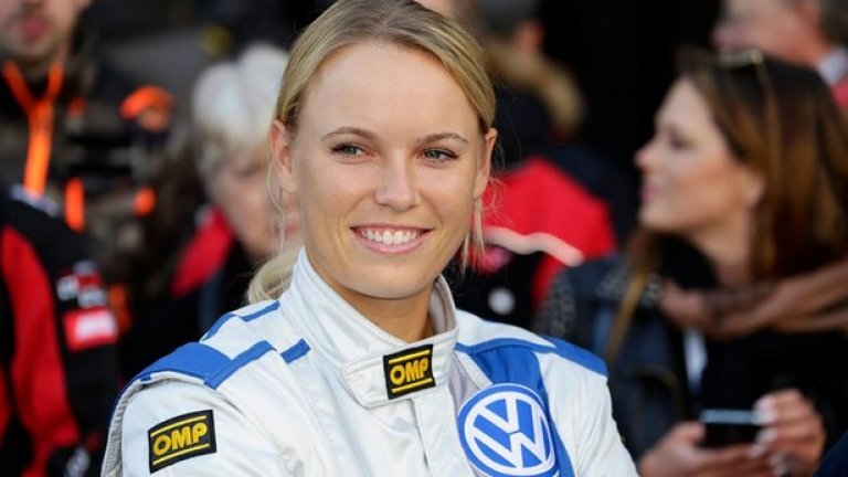 Каролине Возняцки също пробва от рали тръпката преди старта на "Монте Карло"