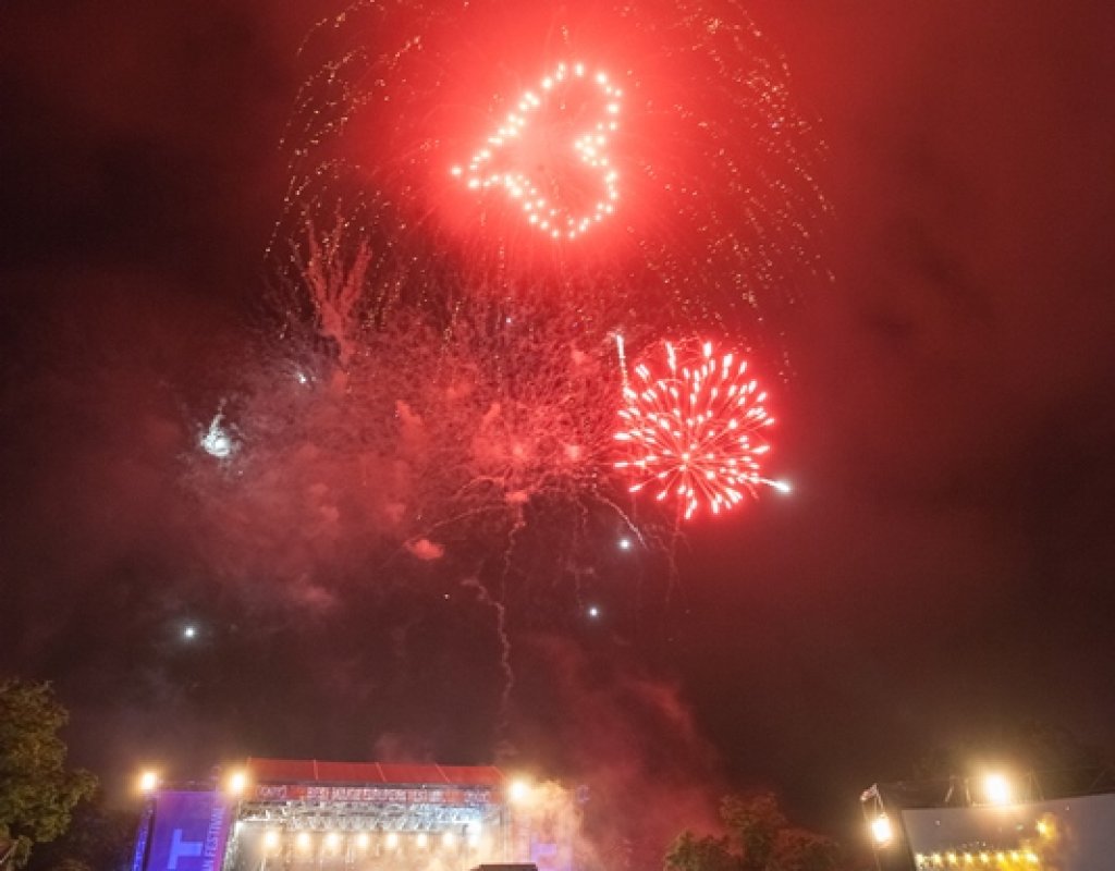 Кадър от Exit 2015 на Петроварадинската крепост