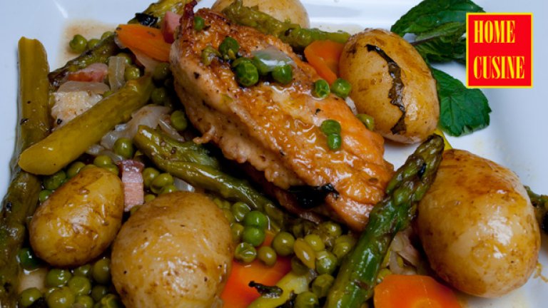 Пролетно пиле с аспержи