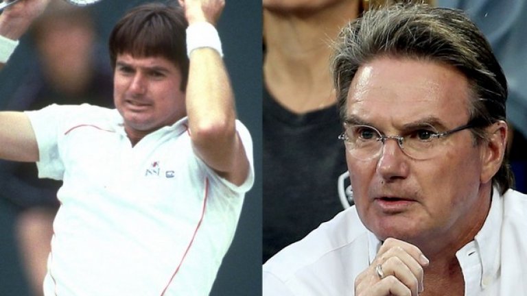 Джими Конърс, 61, има осем титли на сингъл и две на двойки. Спечелил е рекордните 109 турнира на ниво ATP.