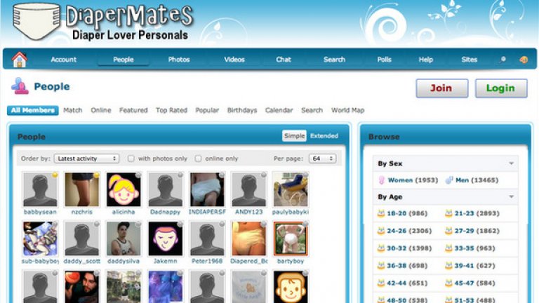 За зрели хора, които обичат да носят памперси и търсят тази черта и у партньора си