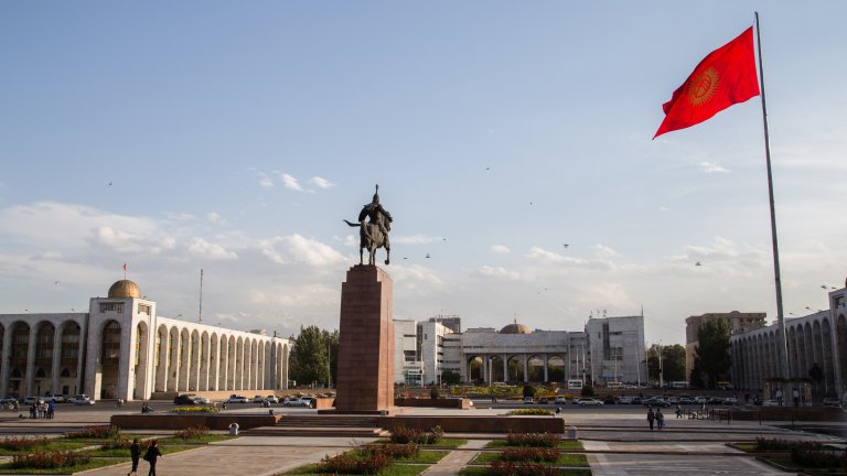 Дори в столицата на Киргизстан - Бишкек, е пълно с новодошли руснаци.