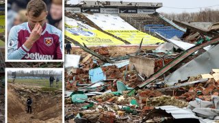 Как "приятелският съсед" Русия разруши родния стадион на звезда от Висшата лига