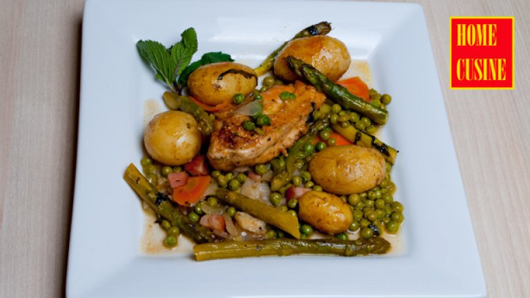 Пролетно пиле с аспержи