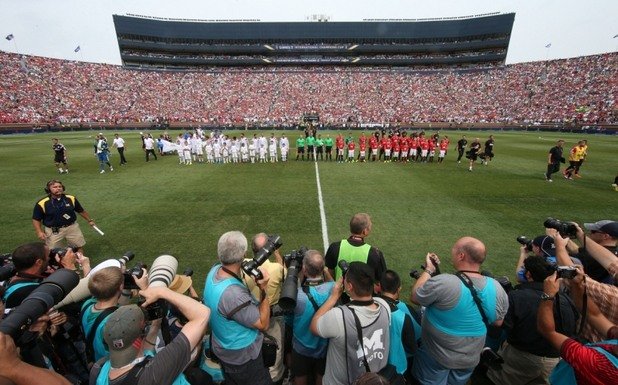 Историческо събитие беляза приятелския мач между Манчестър Юнайтед и Реал Мадрид през 2014 г. в Мичиган, където двубоят бе наблюдаван от 109 318 фенове. Това е и рекорд за футболен мач в Щатите. 

