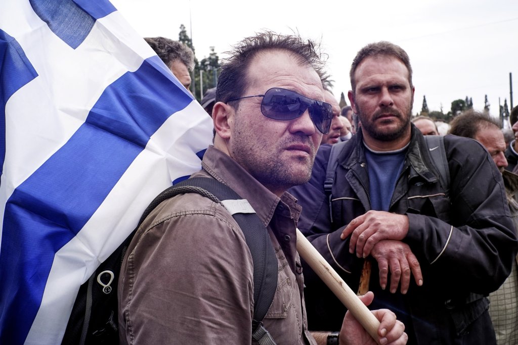 Farmers Clash With Police in Central Athens