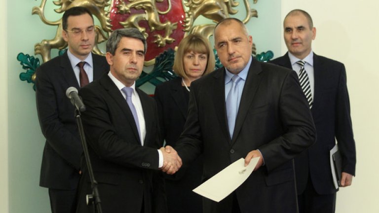 ГЕРБ днес получиха мандат за съставяне на правителство от Росен Плевнелиев