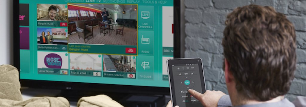 EE TV - Tablet as remote