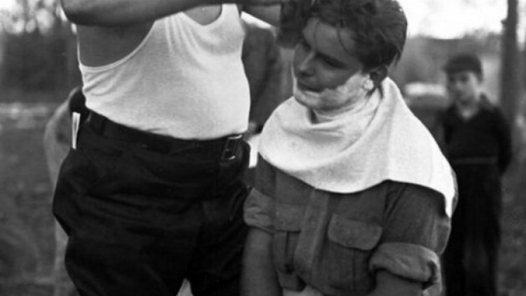 Истинските мъже се бръснат с брадва, 1940 година