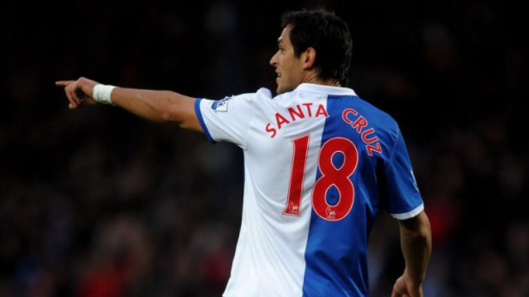 Роке Санта Крус, Блекбърн
Парагвайският нападател започна устремно кариерата си във Висшата лига – 19 гола в първия му сезон в Англия. Но след това така и не успя да повтори силното си представяне.