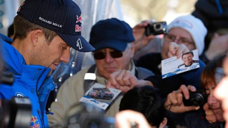 Ожие на среща с феновете преди старта