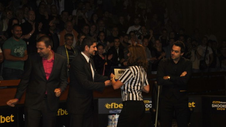 Михаела Таб също бе отличена за съдийството си