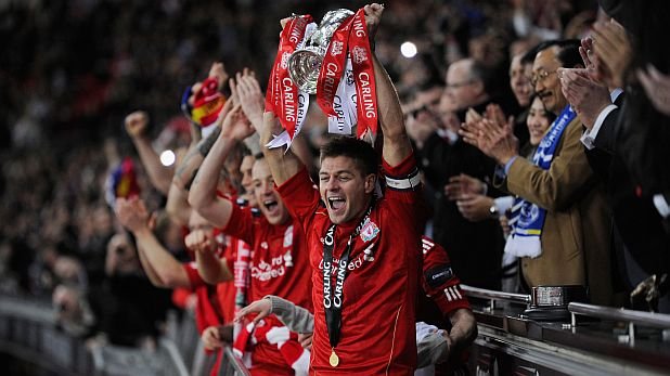 Последната титла на капитана с Ливърпул – Купа на лигата през 2012-а