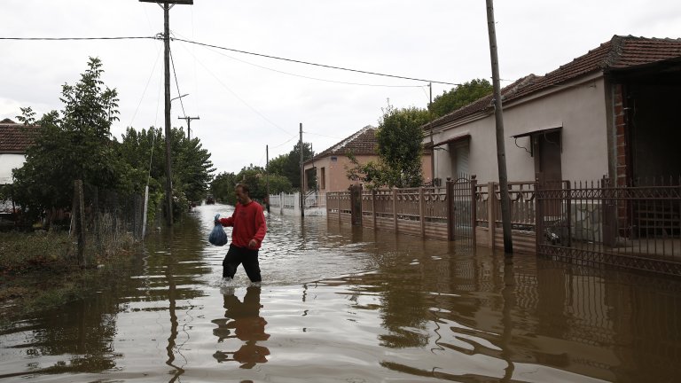 Централна Гърция беше под вода преди почти година.