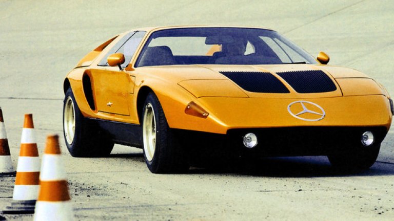 Mercedes C111
Серия от експериментални и вълнуващи автомобили на Mercedes от 70-те години, които така и не стигнаха до серийно производство.