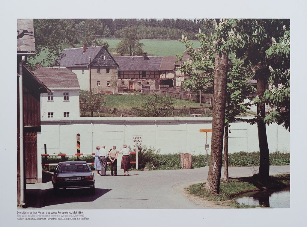 Ansicht von Mödlareuth am 03.10.2020 (Tag der Deutschen Einheit).