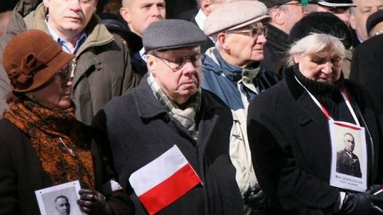 Възпоменание на жертвите от Катинското клане
