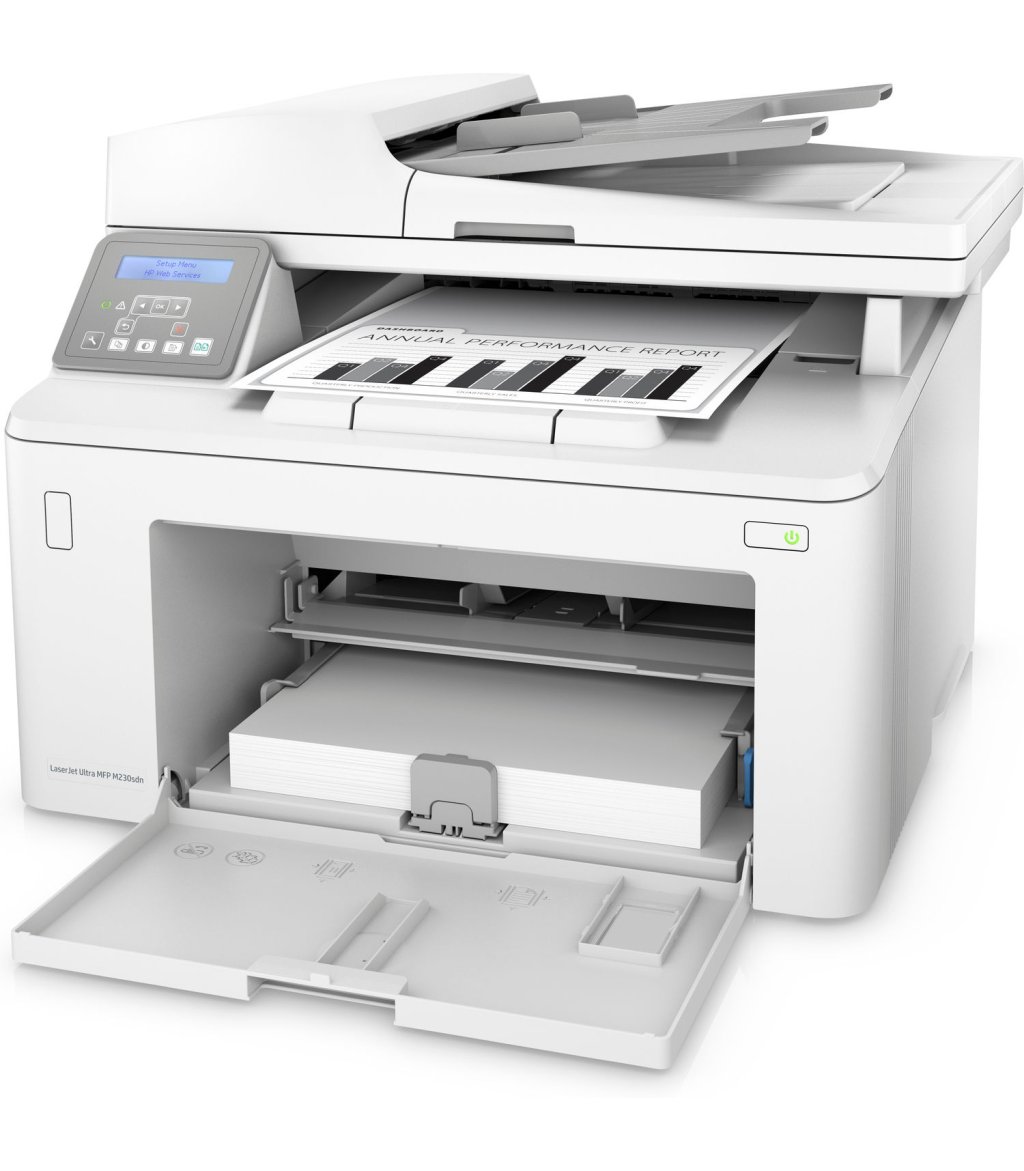 HP LaserJet Ultra M230fdn Left facing