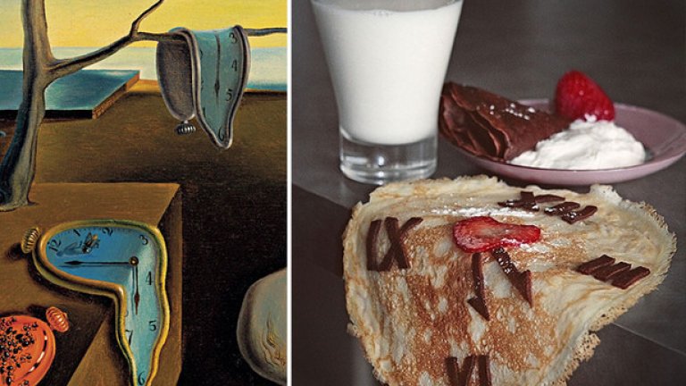 "Упорството на паметта" от Салвадор Дали