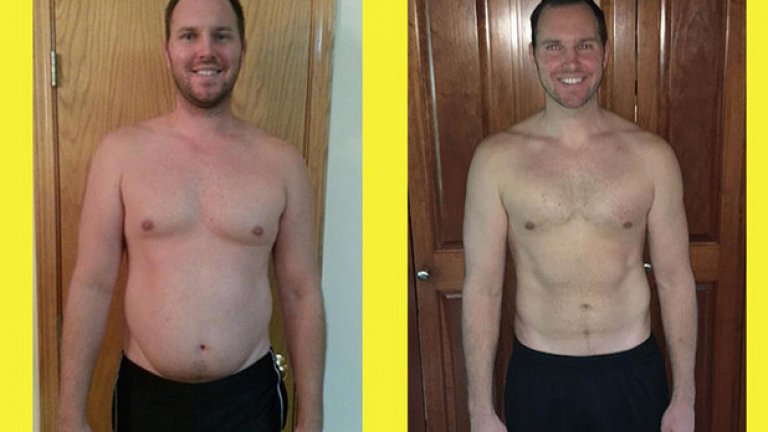 9. Дейвид Стийли, 34 години, отслабва 15 килограма за 1 година. Тайната му е в намирането на мотивация. Дъщеря му умира едва ден, след като се ражда, а това пречупва всичко в него. Единственото, което започва да върши, е да яде непрекъснато. За да се вдъхнови, той слага снимка на детето си на телефона, а докато тренира гледа фотоса, слушайки музика, която му напомня за него. „Това си е моето време с нея“. Дейвид си поставя и цел на всяка тренировка да гори минимум по 528 калории в чест на дъщеря си, която е родена на 28 май.