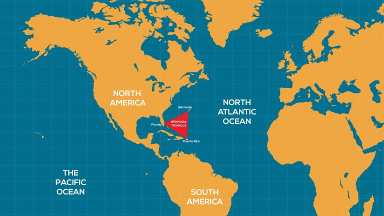 В района на Бермудския триъгълник има голям морски и въздушен трафик.