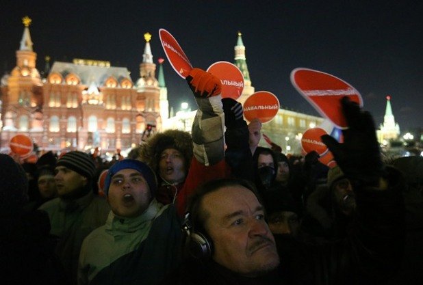 Стотици арестувани след протест пред Кремъл