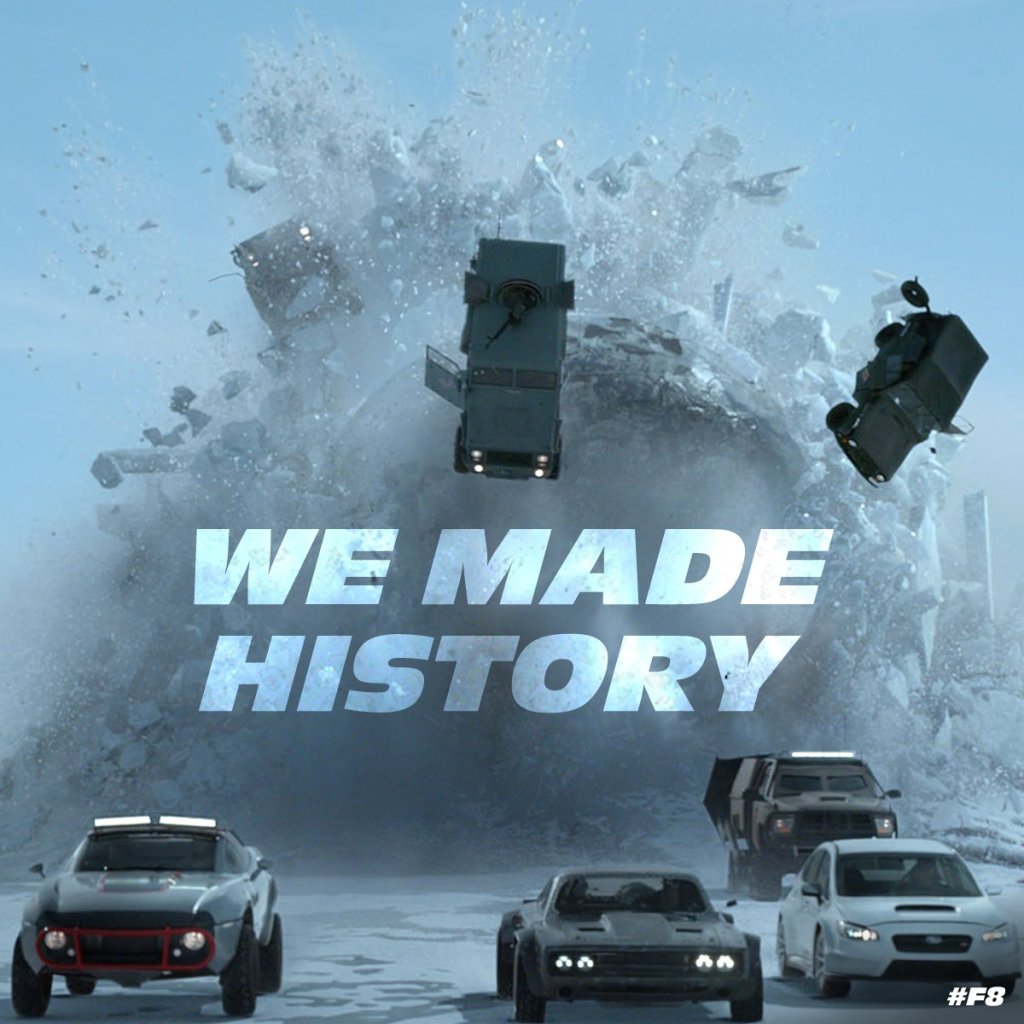 The Fate Of The Furious 
IMDb рейтинг: 6.8