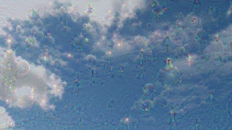 Ето какво се случва, когато снимка на облаци е дадена на мрежа, тренирана да идентифицира животни