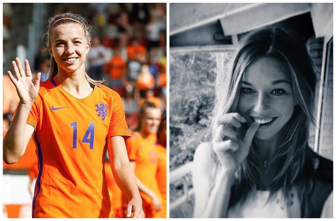 Джаки Грьонен (Холандия)
Грьонен също привлича хиляди на трибуните в странта си. Тя е на 22 години и се състезава за Франкфурт, като преди това е практикувала бойни изкуства. При такива състезателки, нищо чудно, че женският футбол е толкова популярен в Холандия.
