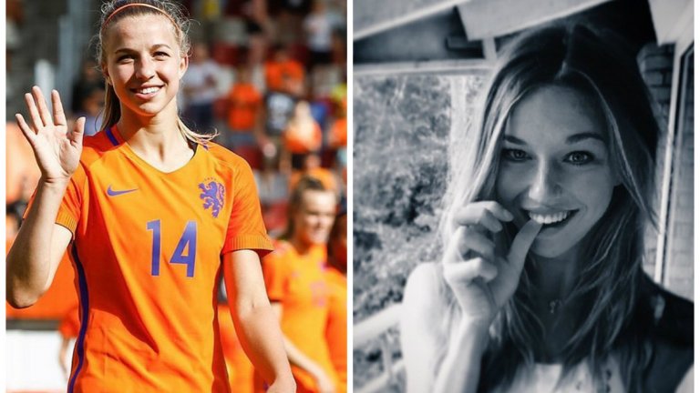 Джаки Грьонен (Холандия)
Грьонен също привлича хиляди на трибуните в странта си. Тя е на 22 години и се състезава за Франкфурт, като преди това е практикувала бойни изкуства. При такива състезателки, нищо чудно, че женският футбол е толкова популярен в Холандия.
