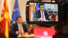 Опозиционната ВМРО-ДПМНЕ не е доволна от "твърде помирителния му тон спрямо България" по време на интервю пред БГНЕС