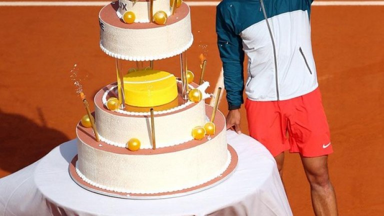 Надал отпразнува 27-ия си рожден ден на Ролан Гарос