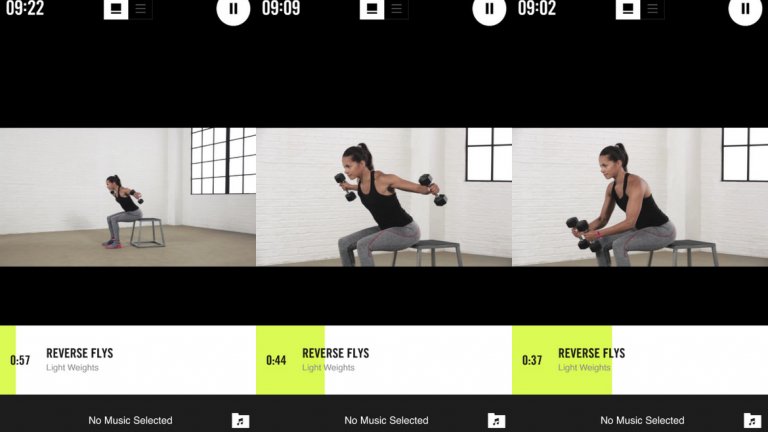 Обратен флайс – 1 мин