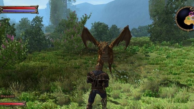 Two Worlds (Xbox 360, PC)

Да направиш толкова мащабна игра, с територия почти 25% по-голяма от тази на Oblivion, само за година и половина означава, че или си истински гений, или си крал с пълни шепи от другите шедьоври в RPG жанра. На пръв поглед играта е доста недоизпипана. Озвучението е смехотворно, репликите са озвучени по изключително странен начин с неподходящи интонации, тромавото на моменти управление и многото бъгове също могат да развалят удоволствието. А, да - не обръщайте внимание на името в играта – колкото и да се опитвате, няма да откриете два свята в нея. Идеята на авторите е била просто да обърнат внимание на потенциалните светове, които геймърите биха могли да създадат чрез своите решения.

Никой обаче не може да оспори факта, че приликата на Two Worlds с гиганти като тогавашните актуални игри от поредиците The Elder Scrolls и Gothic както на ниво геймплей, така и визуално, на моменти е поразителна. Ако обичате световете на The Elder Scrolls и Gothic, то тогава Two Worlds вероятно е добро място, където да задоволите жаждата си за още приключения и да дадете шанс на тази игра да излезе от сянката на по-именитите си събратя.
