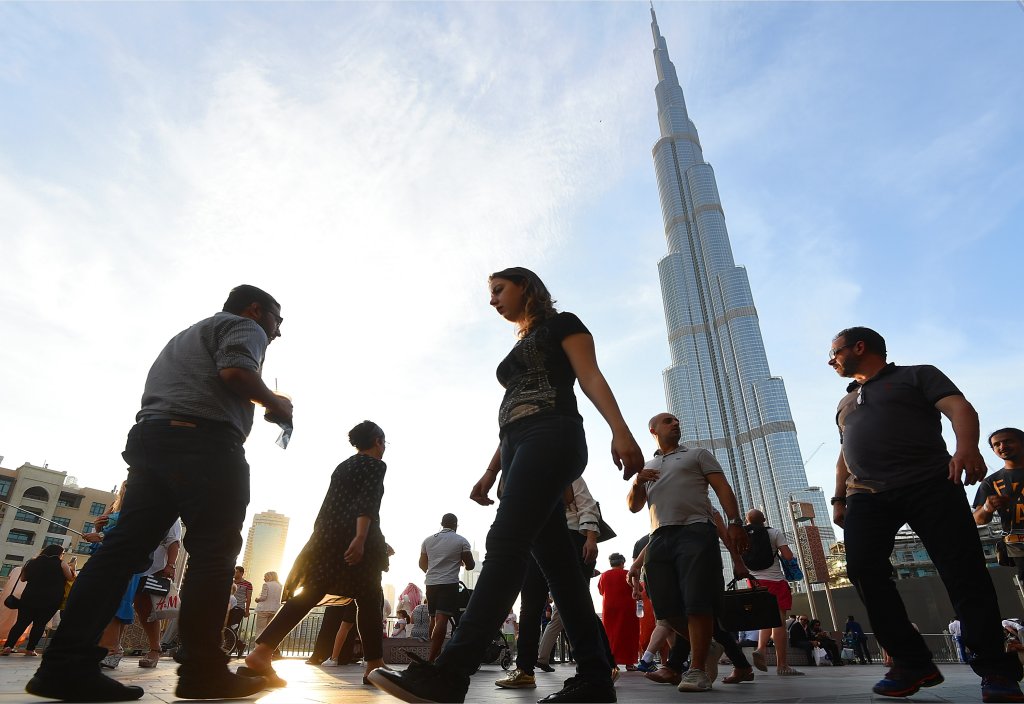 General Views of Burj Khalifa in Dubai
