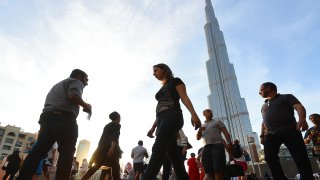 General Views of Burj Khalifa in Dubai