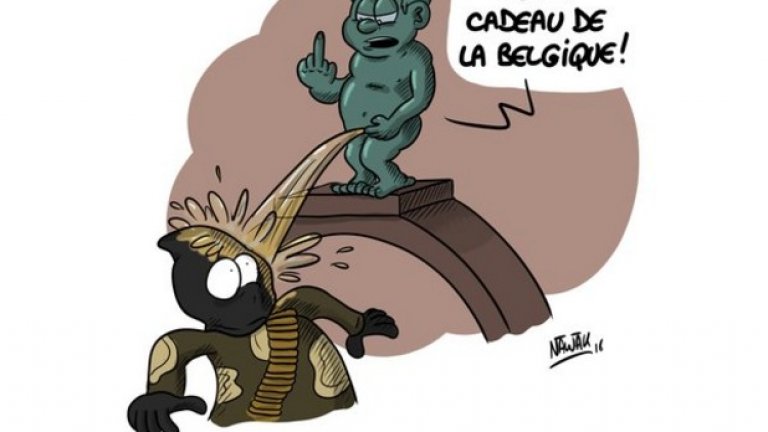 NawakNawak: "Ето ти един подарък от Белгия" / Подкрепа за белгийските приятели"