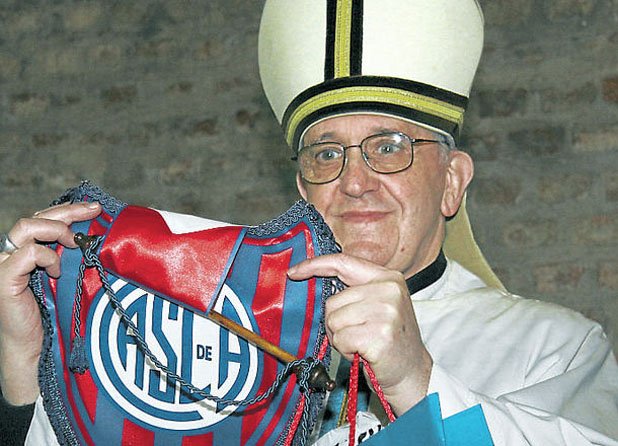 Ясно е за кого ще е папата - Сан Лоренсо, неговия отбор!
