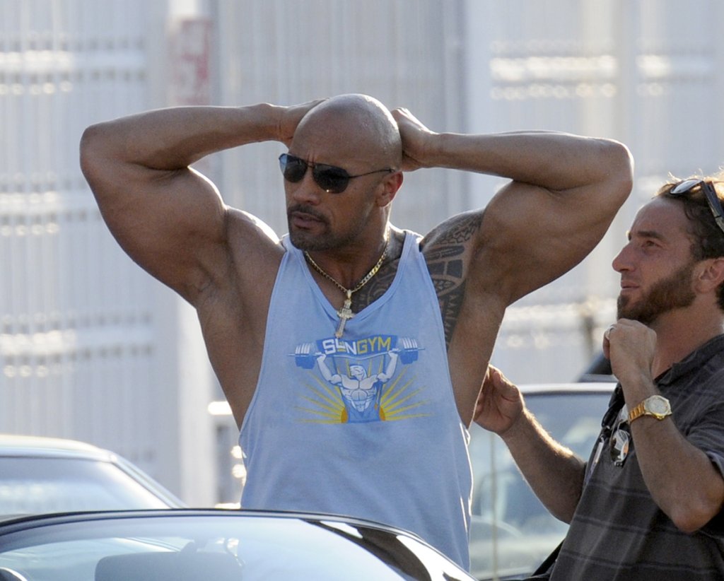 По време на снимките на Pain and Gain