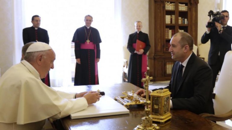 Аудиенцията на папа Франциск и Румен Радев