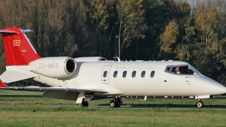 Македония ползва Learjet 60 за правителствени полети