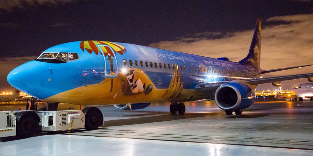 Westjet с нов тематичен самолет