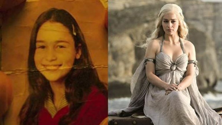 Актрисата Емилия Кларк в гимназията едва ли е вярвала, че ще се възкачи на дракон някой ден