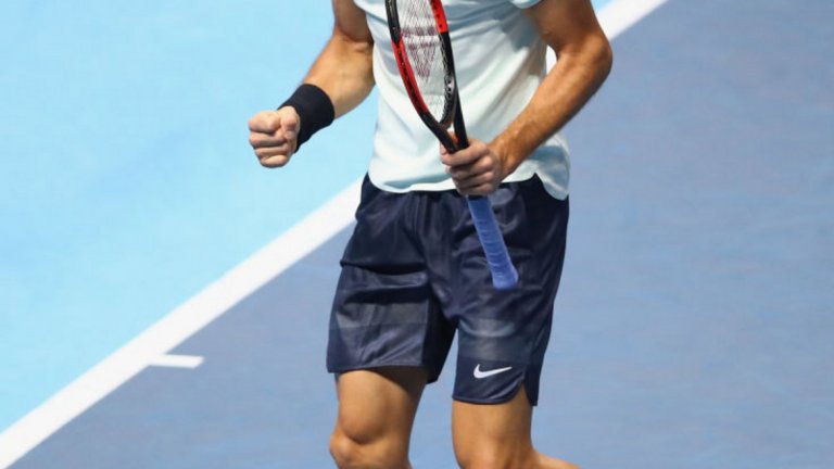 Григор вече е на полуфинал в Лондон!