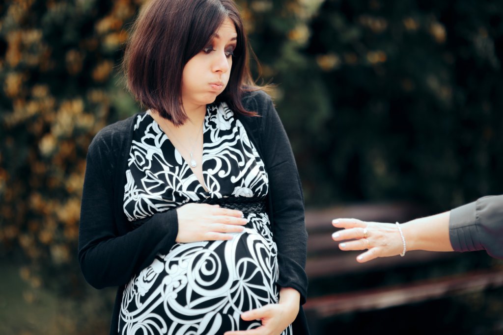 досаждане на бременна